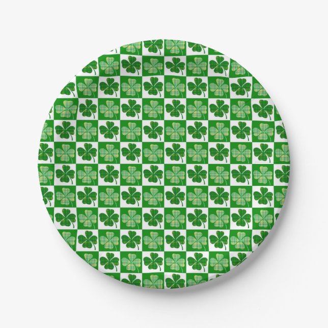 Clovers Paper Plates (Front)