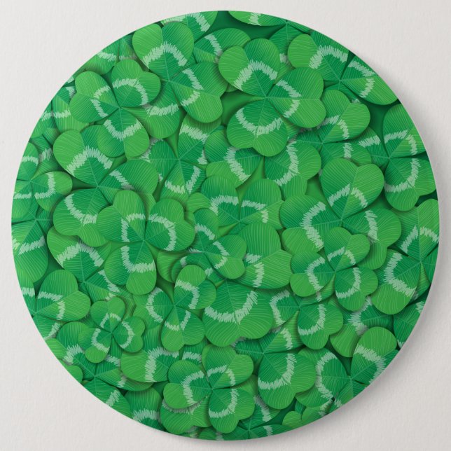 Clovers Pinback Button (Front)
