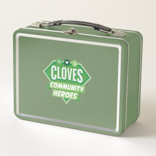 CLOVES Community Heroes Metal Lunchbox