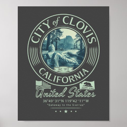 CLOVIS FRESNO CALIFORNIA _ CITY OF CLOVIS CA POSTER