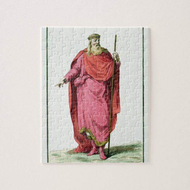 Clovis I (481-511) King of the Salian Franks from Jigsaw Puzzle (Vertical)