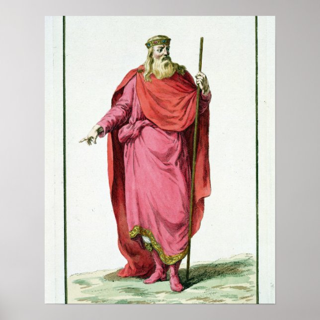 Clovis I (481-511) King of the Salian Franks from Poster (Front)
