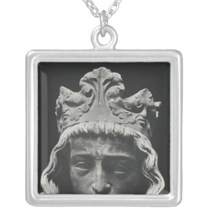 Clovis II , Merovingian Frankish Silver Plated Necklace