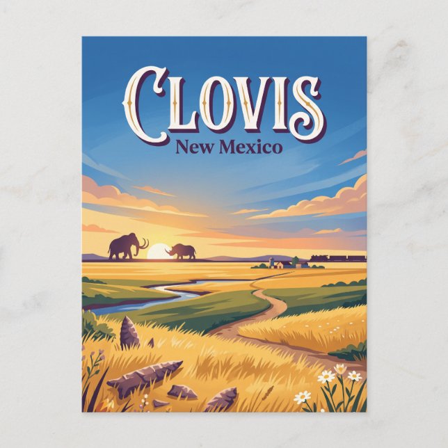 Clovis, New Mexico Postcard (Front)