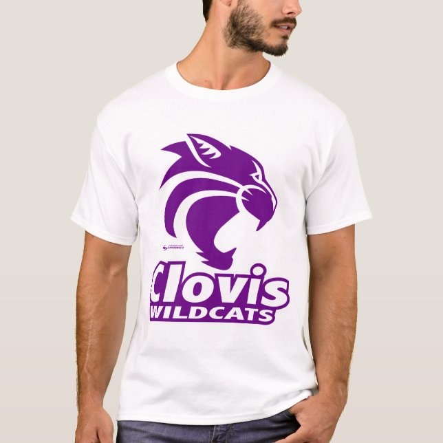 Clovis Wildcats Logo T-Shirt (Front)