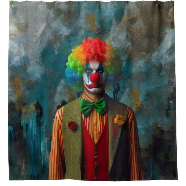 Clown 2 shower curtain (Front)