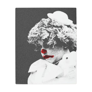 Clown 3 16x20 (40x50cm) wamecna metal print