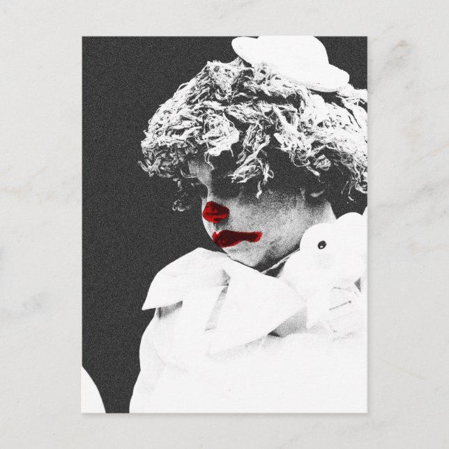 Clown 3 pccnm postcard (Front)
