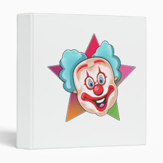 Clown 3 Ring Binder