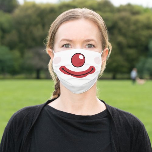 Clown Adult Cloth Face Mask