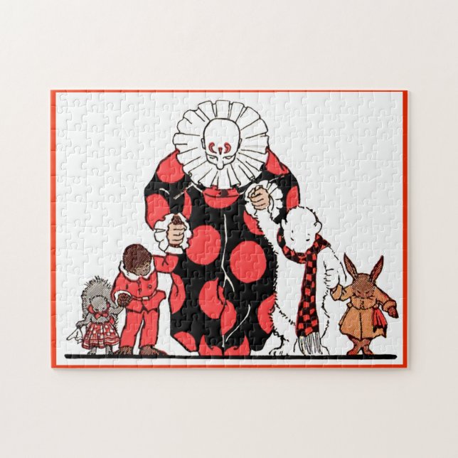 clown and friends take their bow jigsaw puzzle (Horizontal)