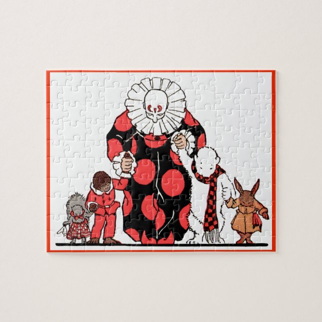 clown and friends take their bow jigsaw puzzle (Horizontal)