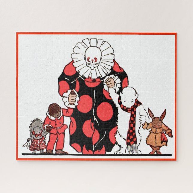 clown and friends take their bow jigsaw puzzle (Horizontal)