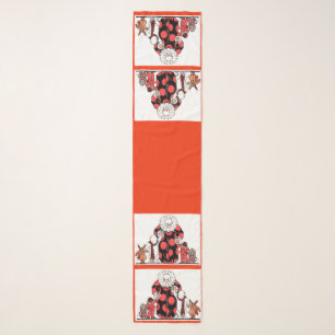 clown and friends take their bow scarf