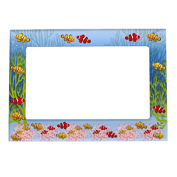 Clown Anemone Fish Reef Magnetic Frame
