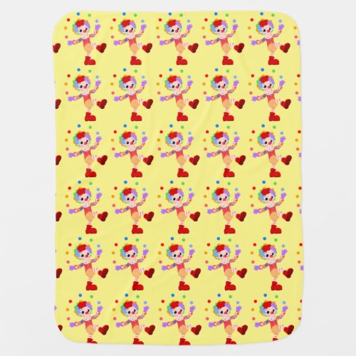 Clown Baby Blanket