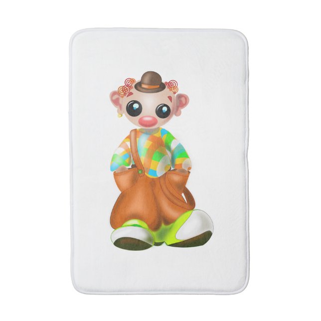 Clown Bath Mat (Front Vertical)