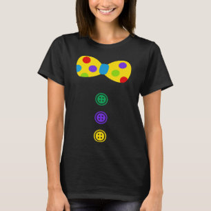 Clown Big Bow Tie Tacky Clown Outfit Clown Bow Ti T-Shirt