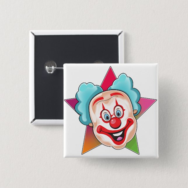 Clown Button (Front & Back)