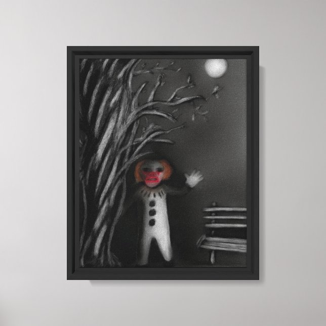 "Clown" Canvas Print (Front)