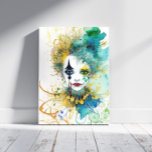 Clown Canvas Print<br><div class="desc">The Clown Canvas Print is fully customizable and unique to hang on home and office walls. Designed by Norman Reutter.</div>