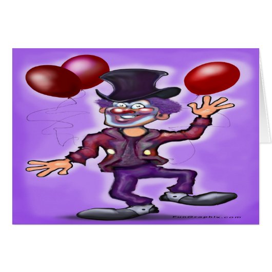 Clown Cards (Front Horizontal)