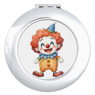 Clown Circus Humour Compact Mirror