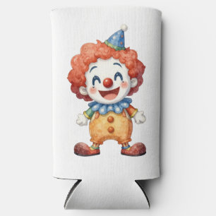 Clown Circus Humour Seltzer Can Cooler