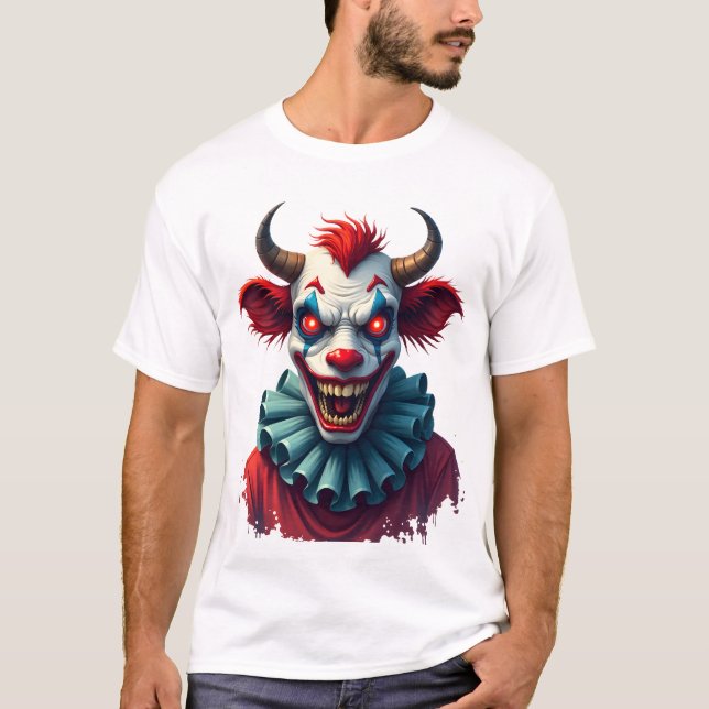 Clown Cow of Terror T-Shirt (Front)