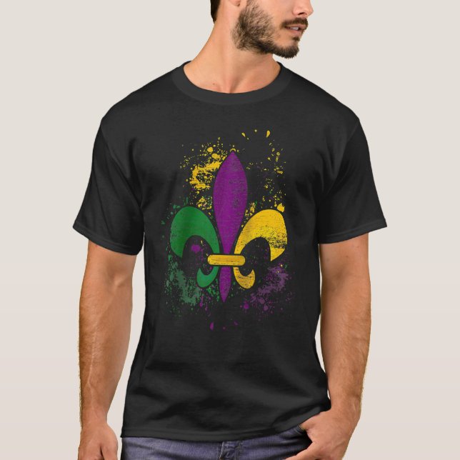Clown Crown Mardi Gras T-Shirt (Front)