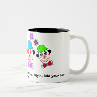 Clown, Customize ME! Change Mug Colour, Sty...