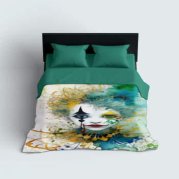 Clown Duvet Cover by norman888 at Zazzle