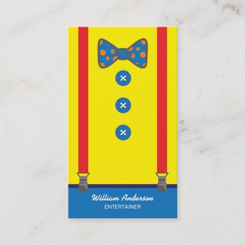 CLOWN ENTERTAINER BUSINESS CARDS  BRIGHT JOLLY