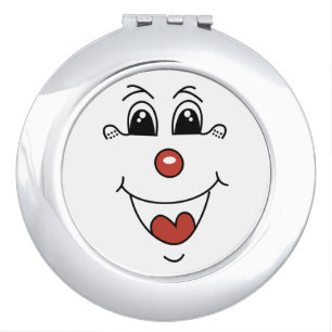 CLOWN FACE COMPACT MIRROR