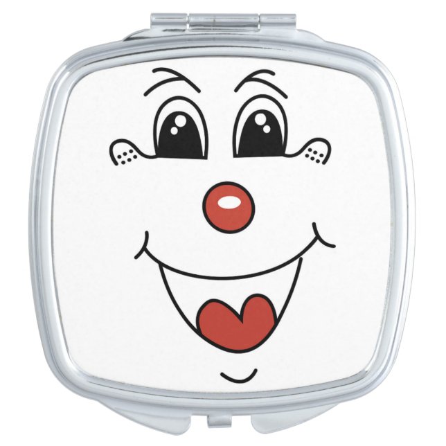 CLOWN FACE MAKEUP MIRROR (Front)