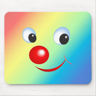 Clown Face Mouse Pad
