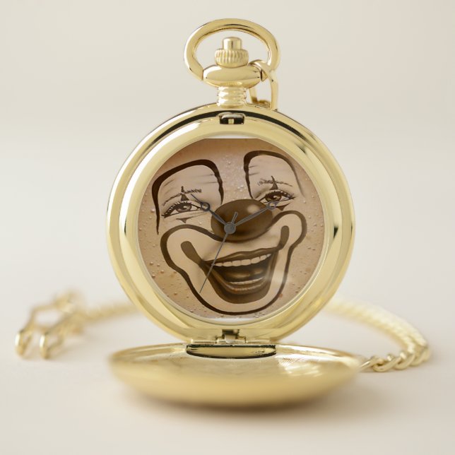 clown face pocket watch (Inside)