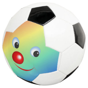 Clown Face Soccer Ball