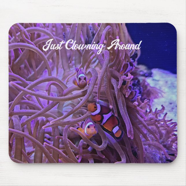 Clown Fish and Sea Anemone Mouse Pad (Front)
