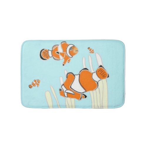 Clown Fish Bath Mat version 2