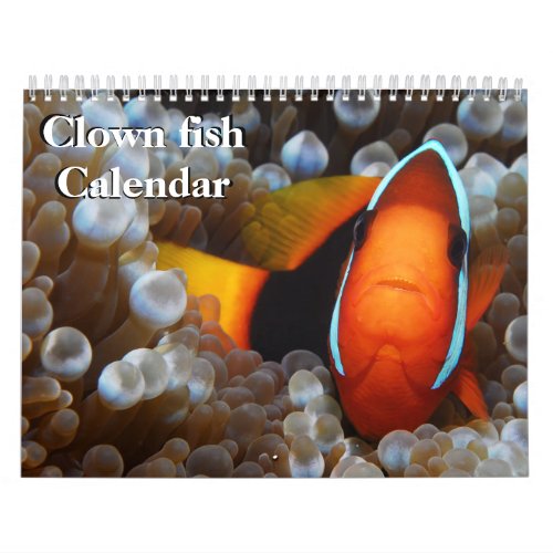Clown Fish Calendar