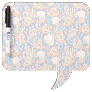 Clown fish Cartoon cute Family Underwater Dry Erase Board