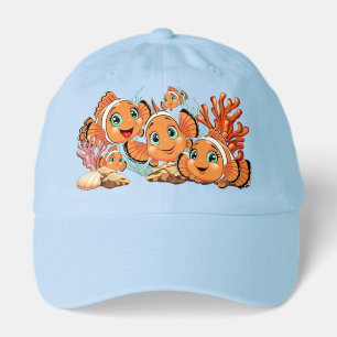 Clown fish Cartoon cute Family Underwater Hat
