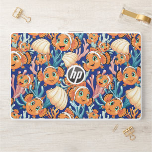 Clown fish Cartoon cute Family Underwater HP Laptop Skin
