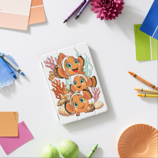 Clown fish Cartoon cute Family Underwater iPad Mini Cover
