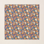 Clown fish Cartoon cute Family Underwater Scarf<br><div class="desc">Cute and Joyful little Clownfish Cartoon Characters swimming together on underwater Coral Reef Background. Original Vector Illustration Copyright BluedarkArt.</div>