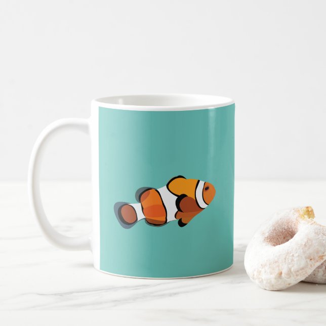 Clown Fish  Coffee Mug (With Donut)