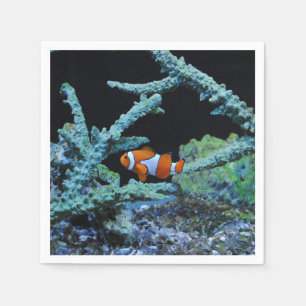 Clown Fish in Coral Napkins
