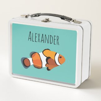 Clown Fish Kids Name Personalized