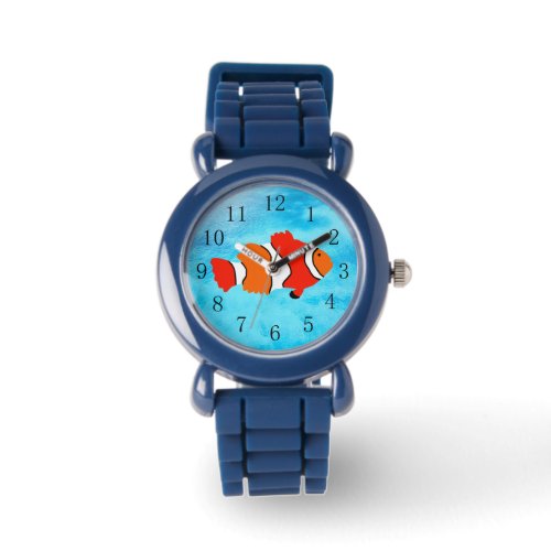 Clown Fish Learn to Tell Time Watch